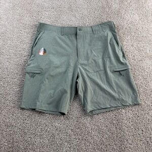 Architect Cargo Shorts Mens 40 Olive Green ActiveFlex Stretch Pockets Summer